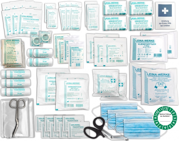 Erste-Hilfe-Notfallrucksack mit Inhalt DIN 13169